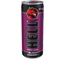 ENERGY DRINK HELL 250ml BLACK CHERRY